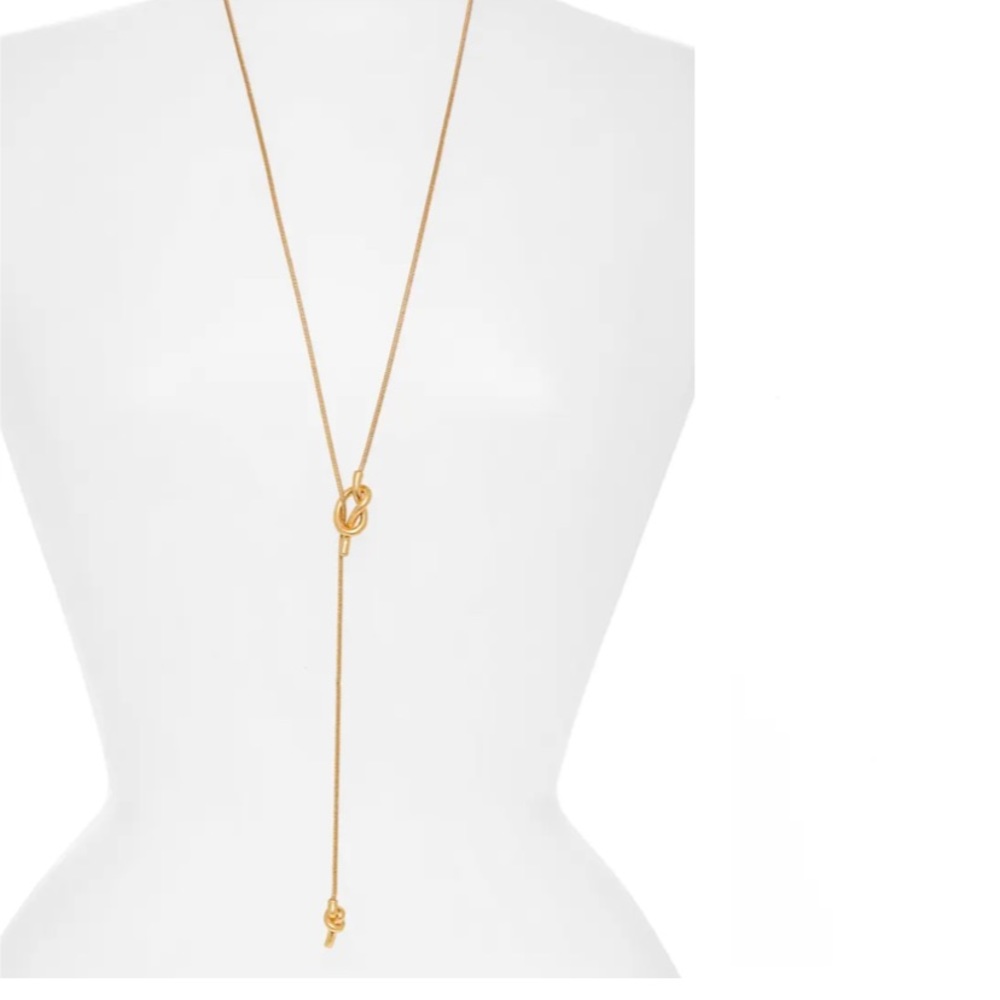 Madewelll adjustable knot necklace